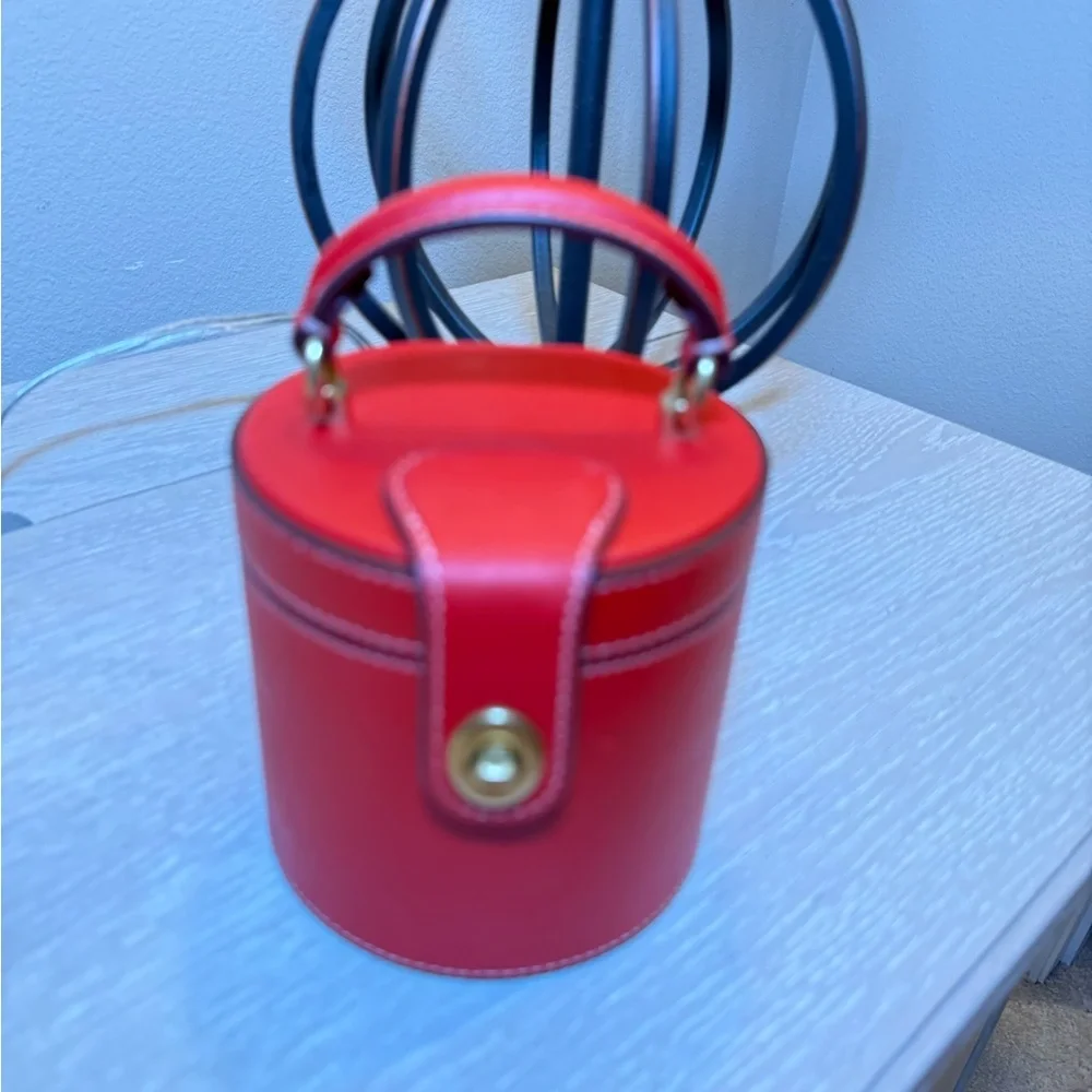 Coach Limited Edition Red Leather Music Jewelry Bag - Picture 5 of 7